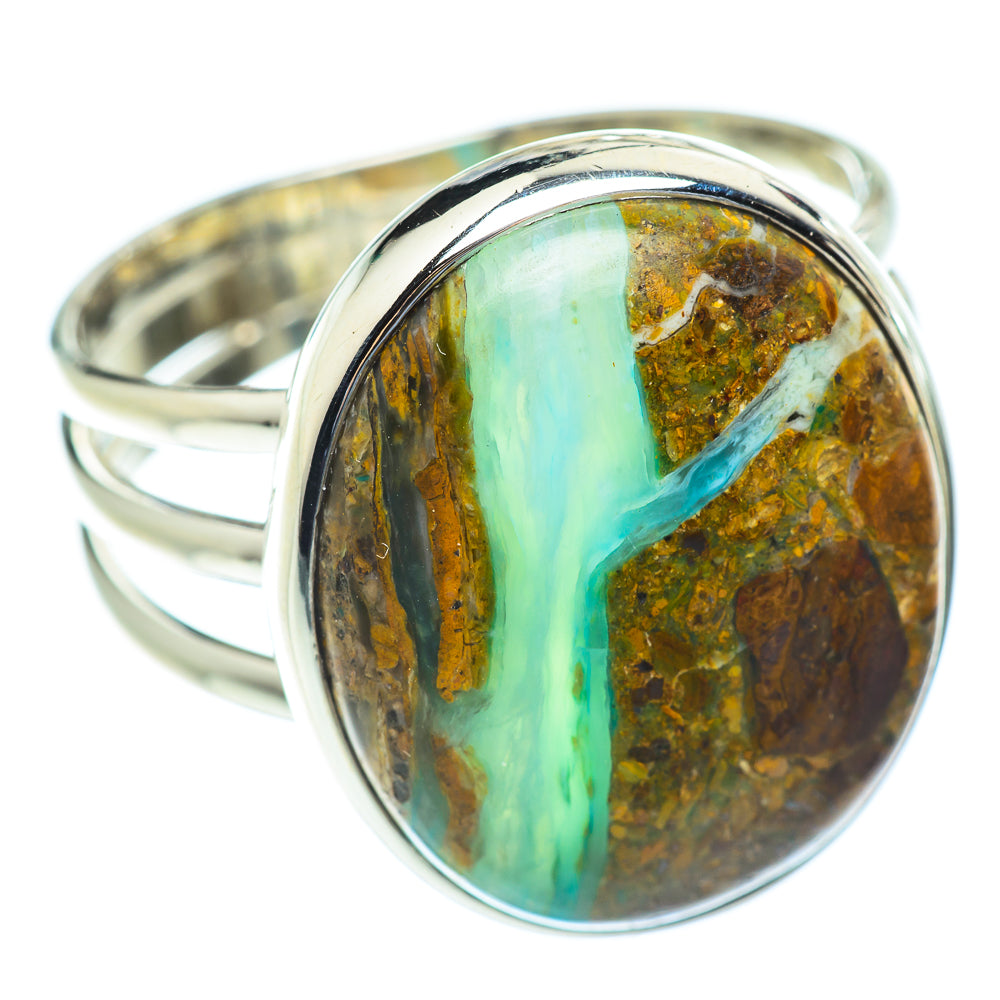 Peruvian Opal Rings handcrafted by Anasilvercos - RING54171