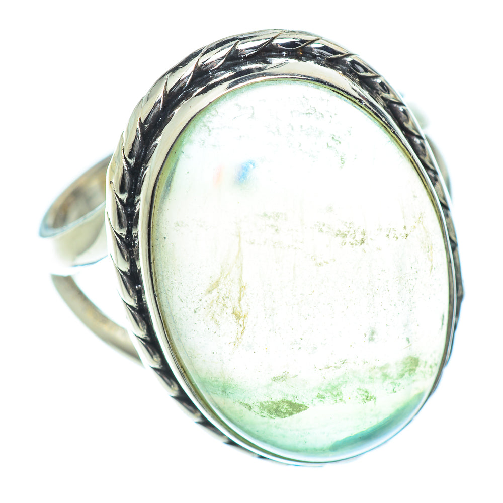 Green Fluorite Rings handcrafted by Anasilvercos - RING54214