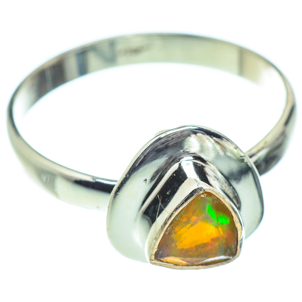 Ethiopian Opal Rings handcrafted by Anasilvercos - RING54217