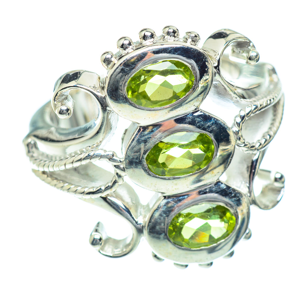 Peridot Rings handcrafted by Anasilvercos - RING54263