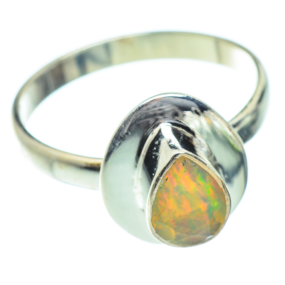 Ethiopian Opal Rings handcrafted by Anasilvercos - RING54308
