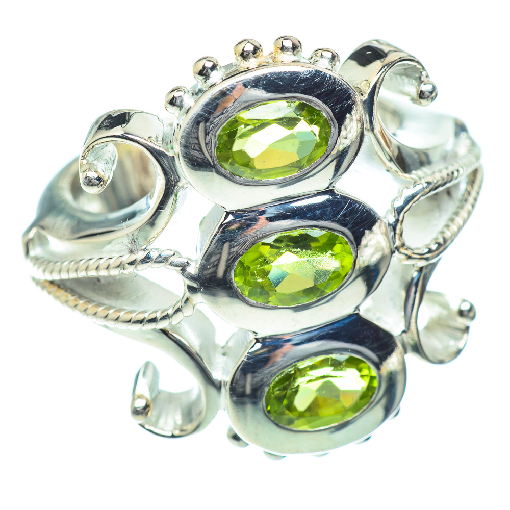 Peridot Rings handcrafted by Anasilvercos - RING54322