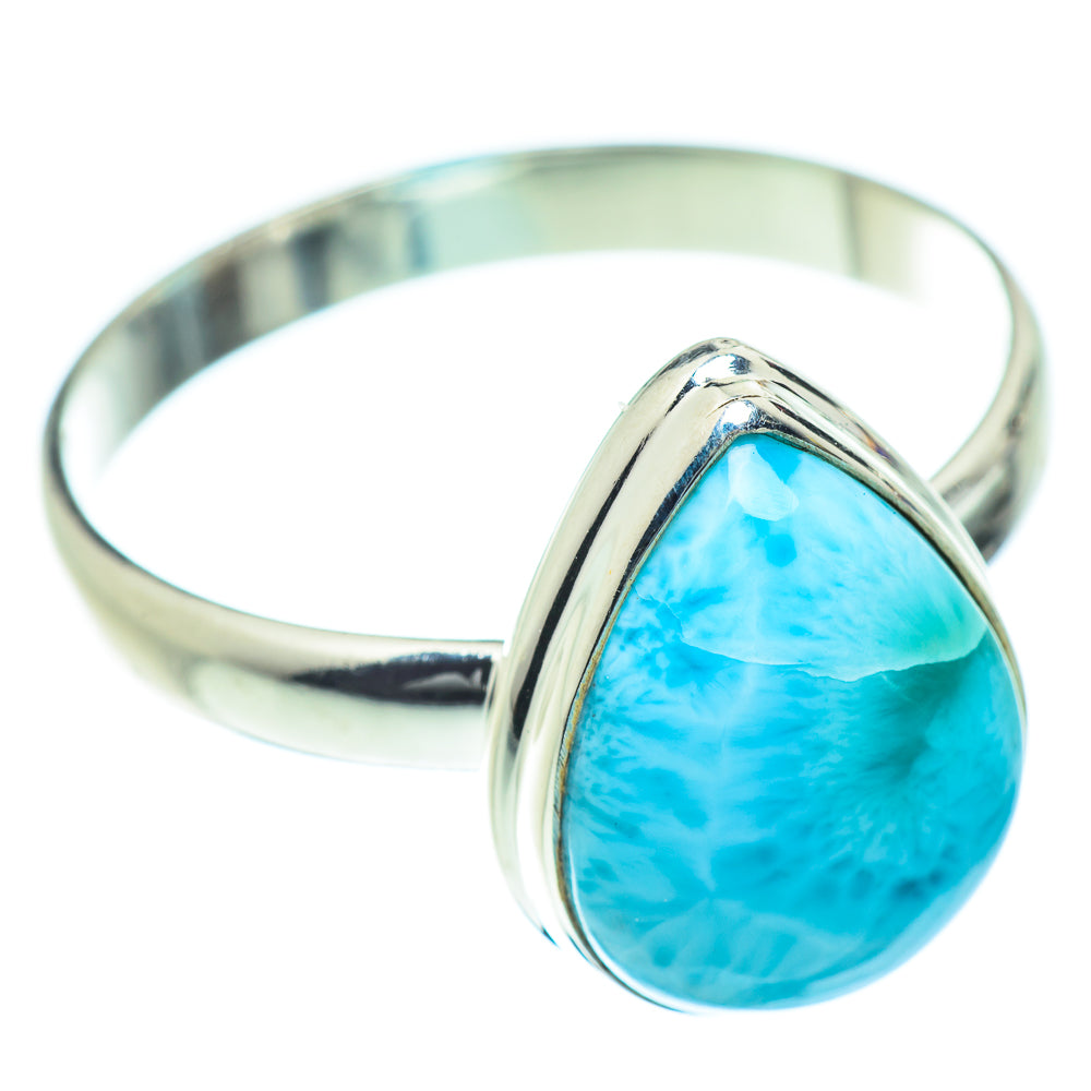 Larimar Rings handcrafted by Anasilvercos - RING54365