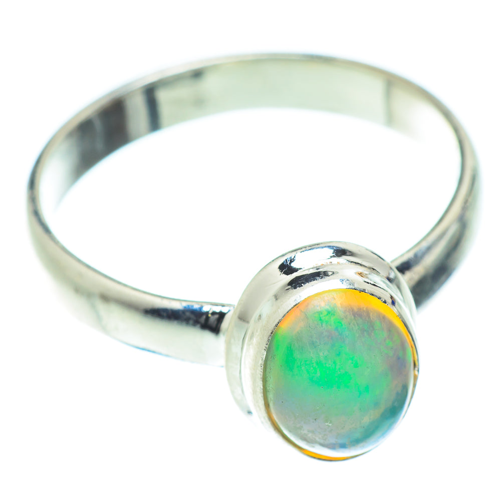 Ethiopian Opal Rings handcrafted by Anasilvercos - RING54381
