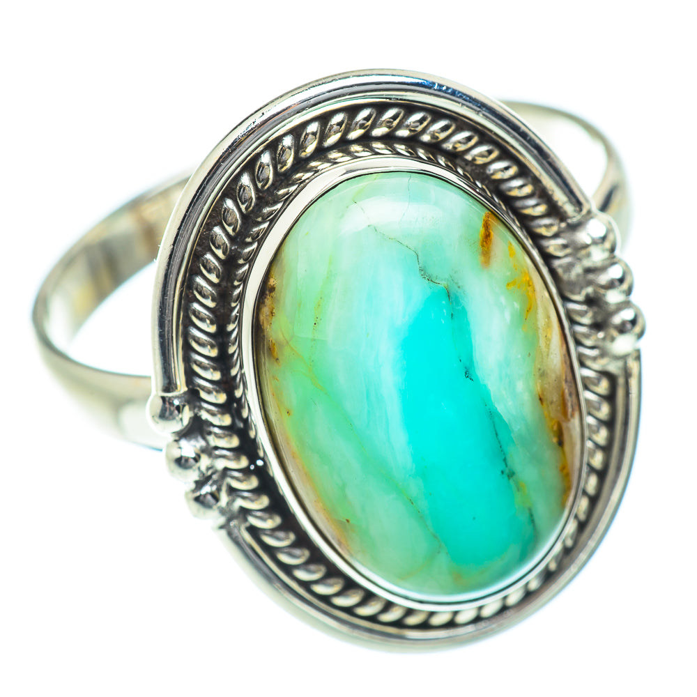 Peruvian Opal Rings handcrafted by Anasilvercos - RING54383