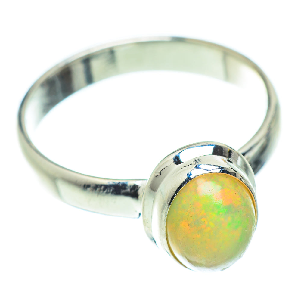 Ethiopian Opal Rings handcrafted by Anasilvercos - RING54424