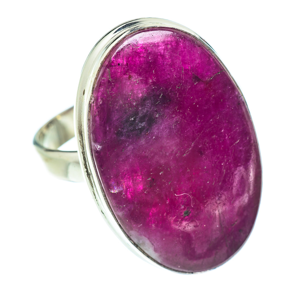 Ruby Fuchsite Rings handcrafted by Anasilvercos - RING54449