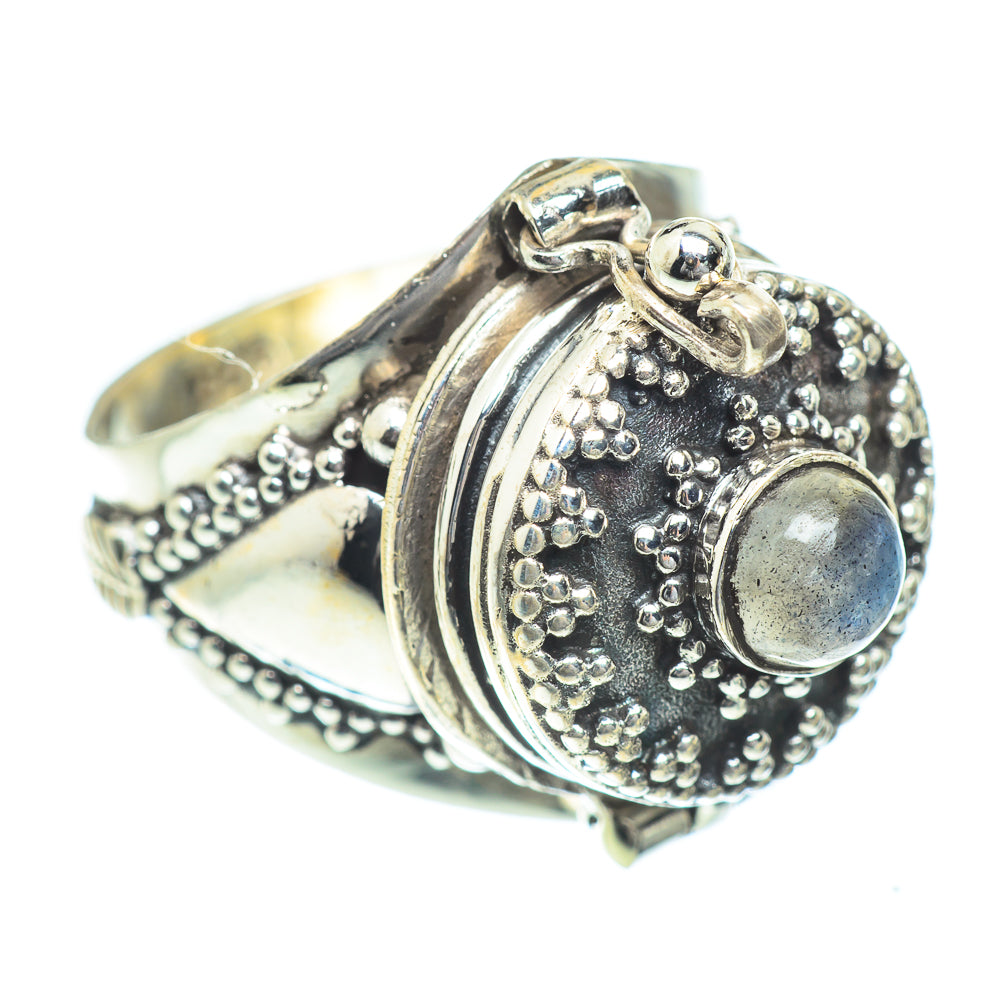 Rainbow Moonstone Rings handcrafted by Anasilvercos - RING54530