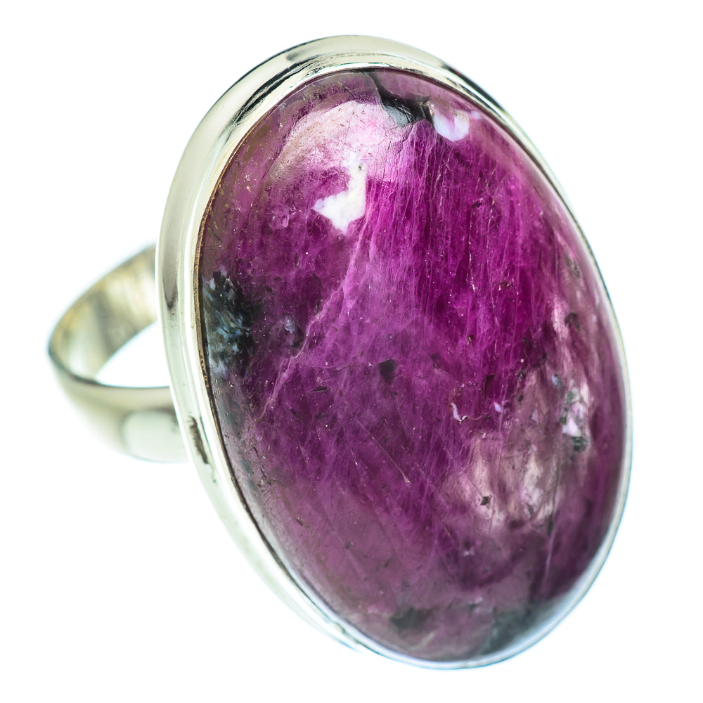 Ruby Fuchsite Rings handcrafted by Anasilvercos - RING54545