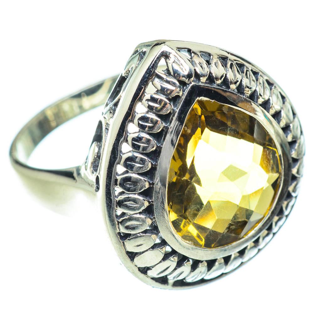 Citrine Rings handcrafted by Anasilvercos - RING54566