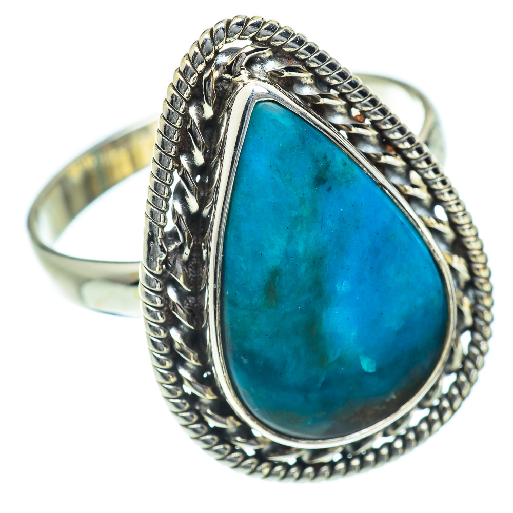 Chrysocolla Rings handcrafted by Anasilvercos - RING54572