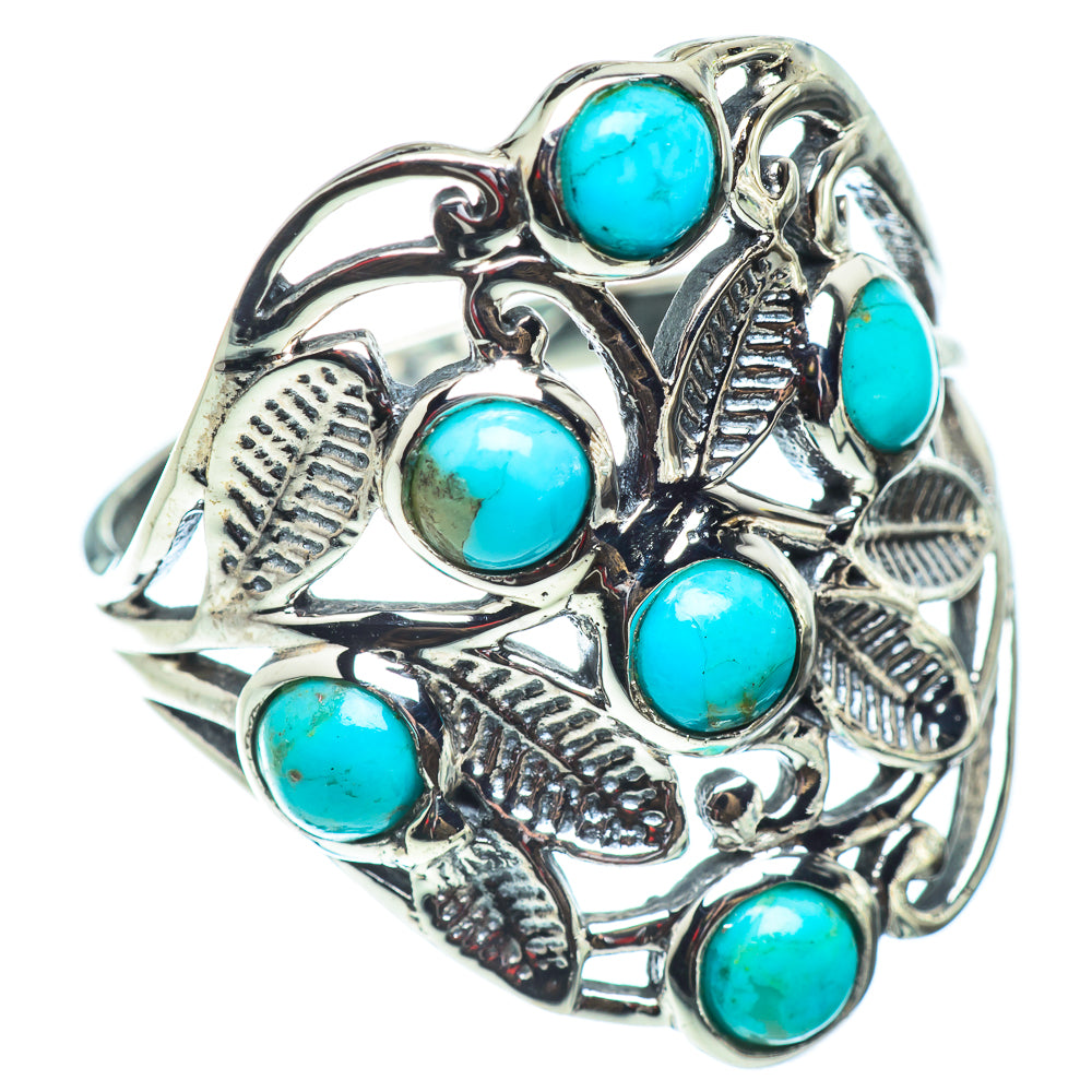 Tibetan Turquoise Rings handcrafted by Anasilvercos - RING54592