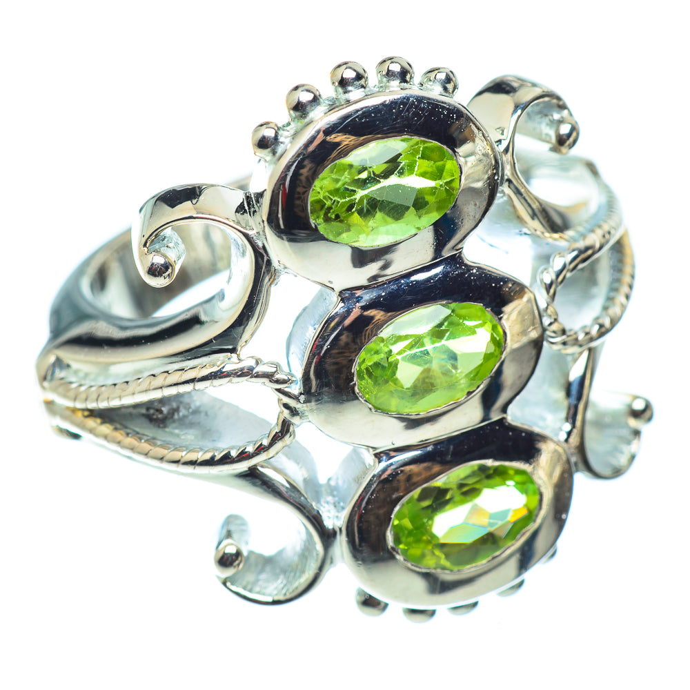 Peridot Rings handcrafted by Anasilvercos - RING54598