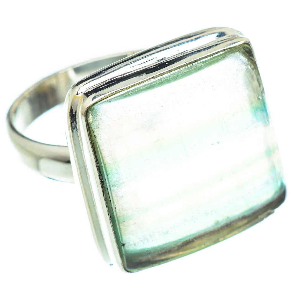 Green Fluorite Rings handcrafted by Anasilvercos - RING54651