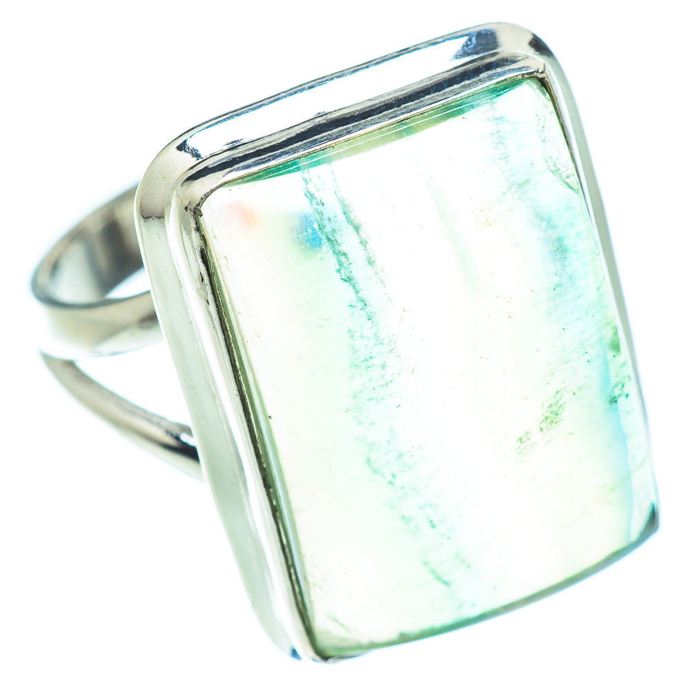 Green Fluorite Rings handcrafted by Anasilvercos - RING54667