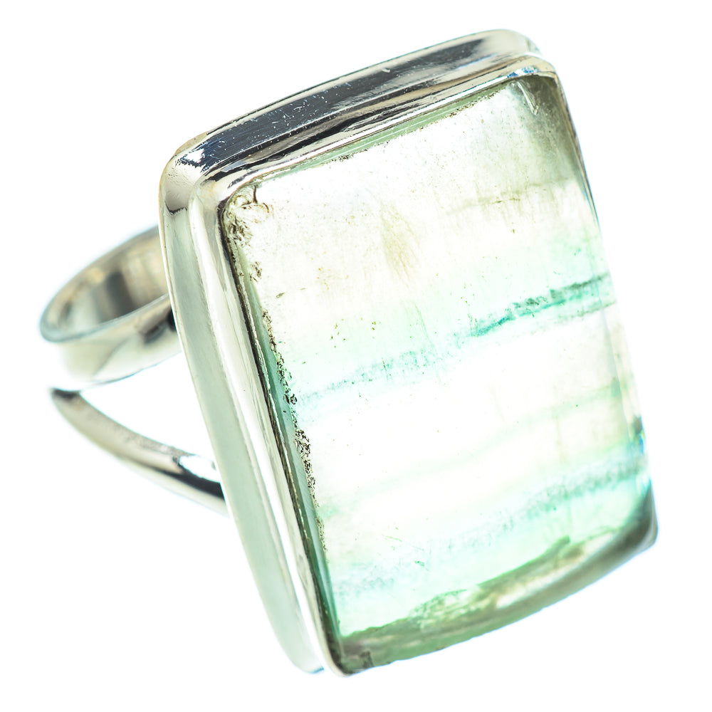 Green Fluorite Rings handcrafted by Anasilvercos - RING54682