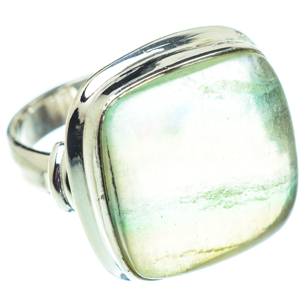 Green Fluorite Rings handcrafted by Anasilvercos - RING54714