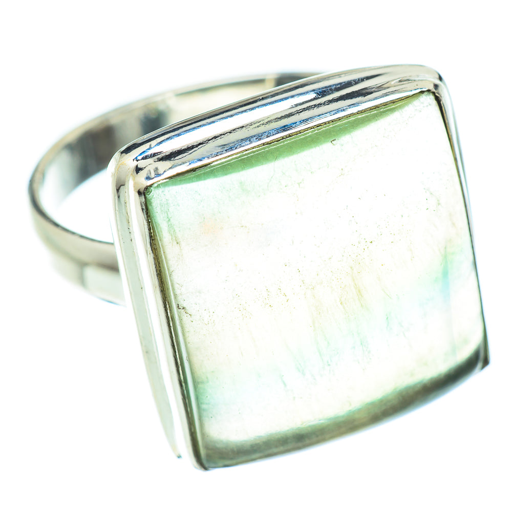 Green Fluorite Rings handcrafted by Anasilvercos - RING54715
