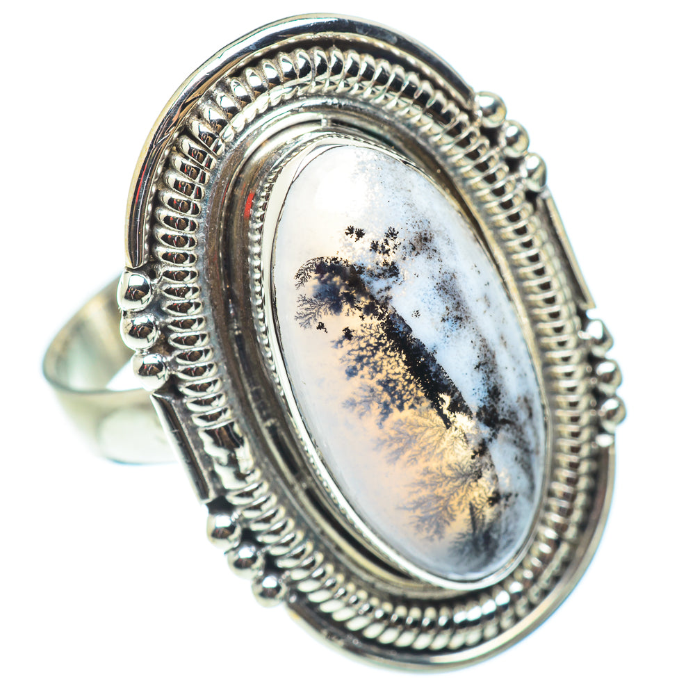 Dendritic Opal Rings handcrafted by Anasilvercos - RING54742