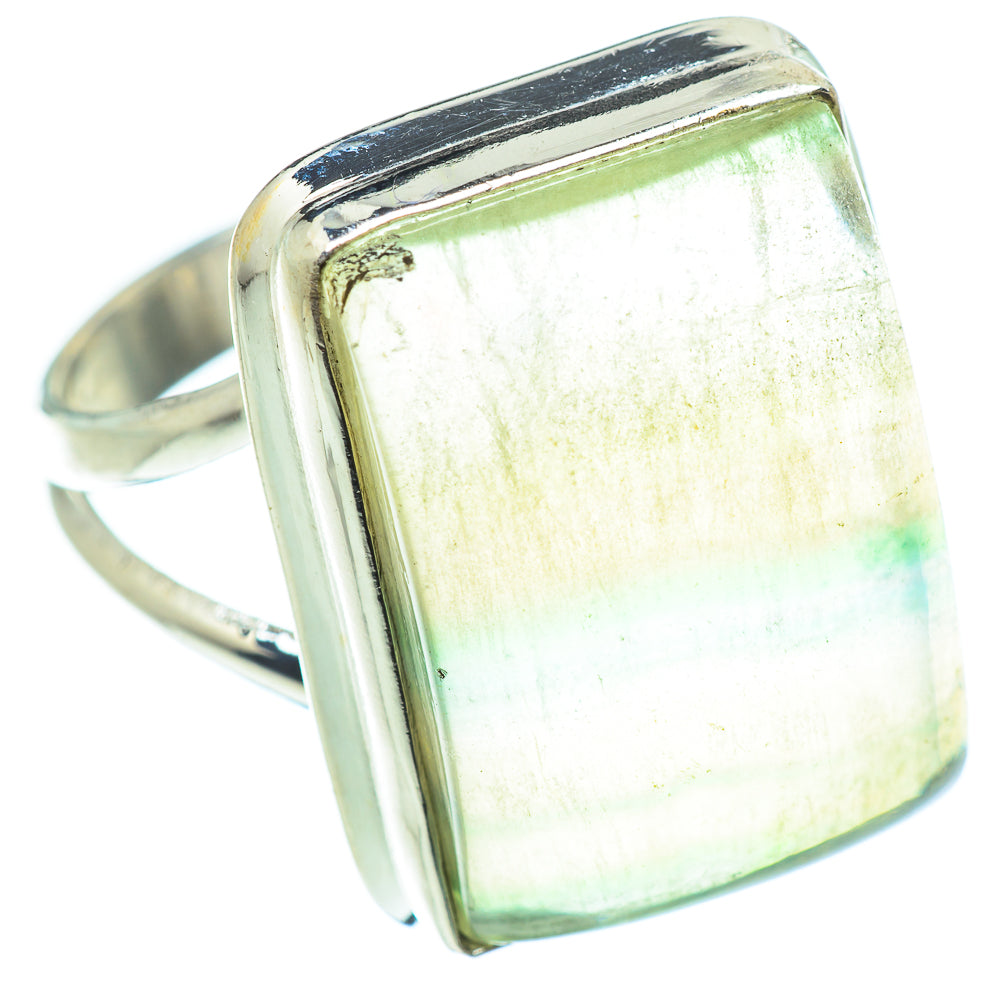 Green Fluorite Rings handcrafted by Anasilvercos - RING54745