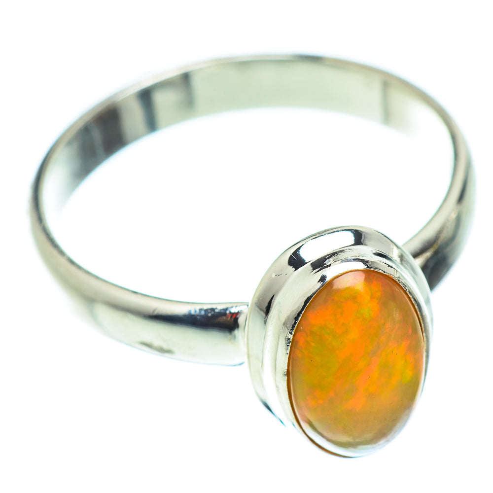 Ethiopian Opal Rings handcrafted by Anasilvercos - RING54747