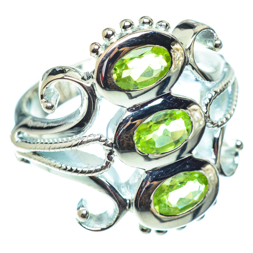 Peridot Rings handcrafted by Anasilvercos - RING54757