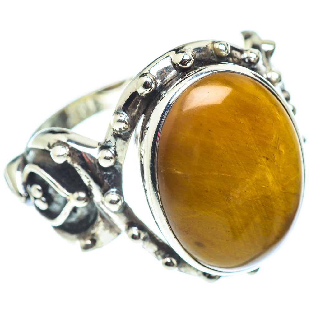 Tiger Eye Rings handcrafted by Anasilvercos - RING54760