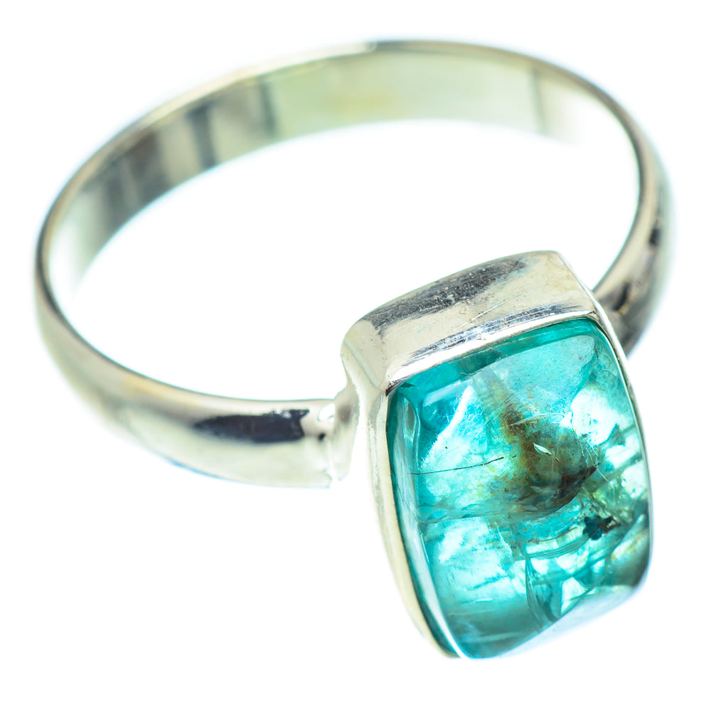 Green Fluorite Rings handcrafted by Anasilvercos - RING54779