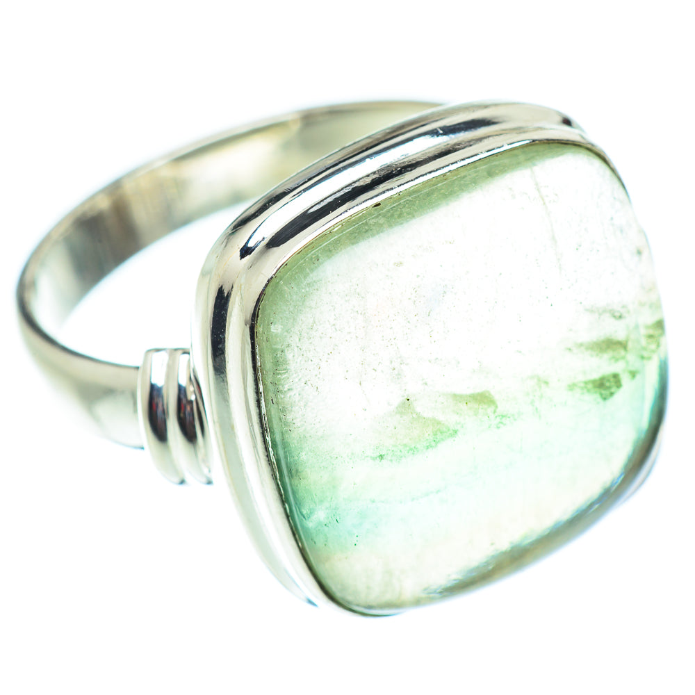 Green Fluorite Rings handcrafted by Anasilvercos - RING54829