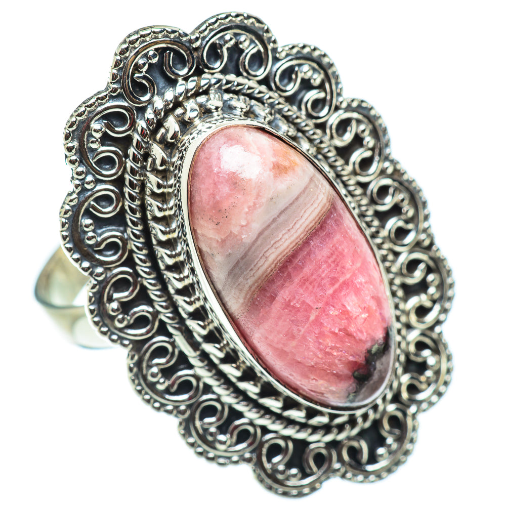 Rhodochrosite Rings handcrafted by Anasilvercos - RING54859