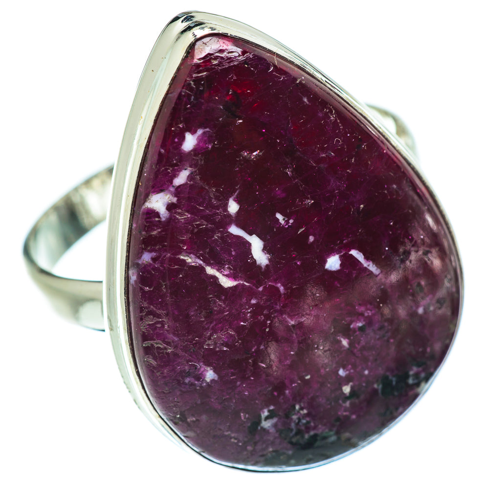 Ruby Fuchsite Rings handcrafted by Anasilvercos - RING54860
