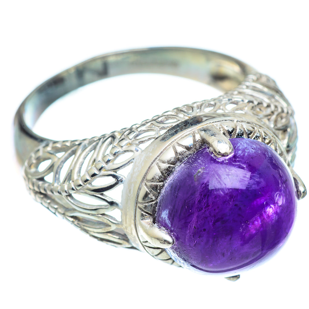 Amethyst Rings handcrafted by Anasilvercos - RING54874