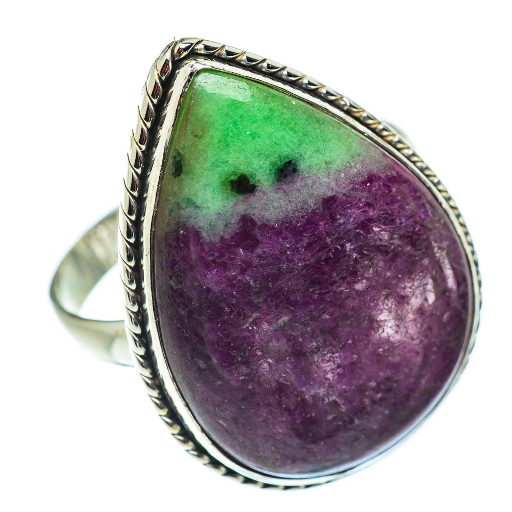 Ruby Zoisite Rings handcrafted by Anasilvercos - RING54881
