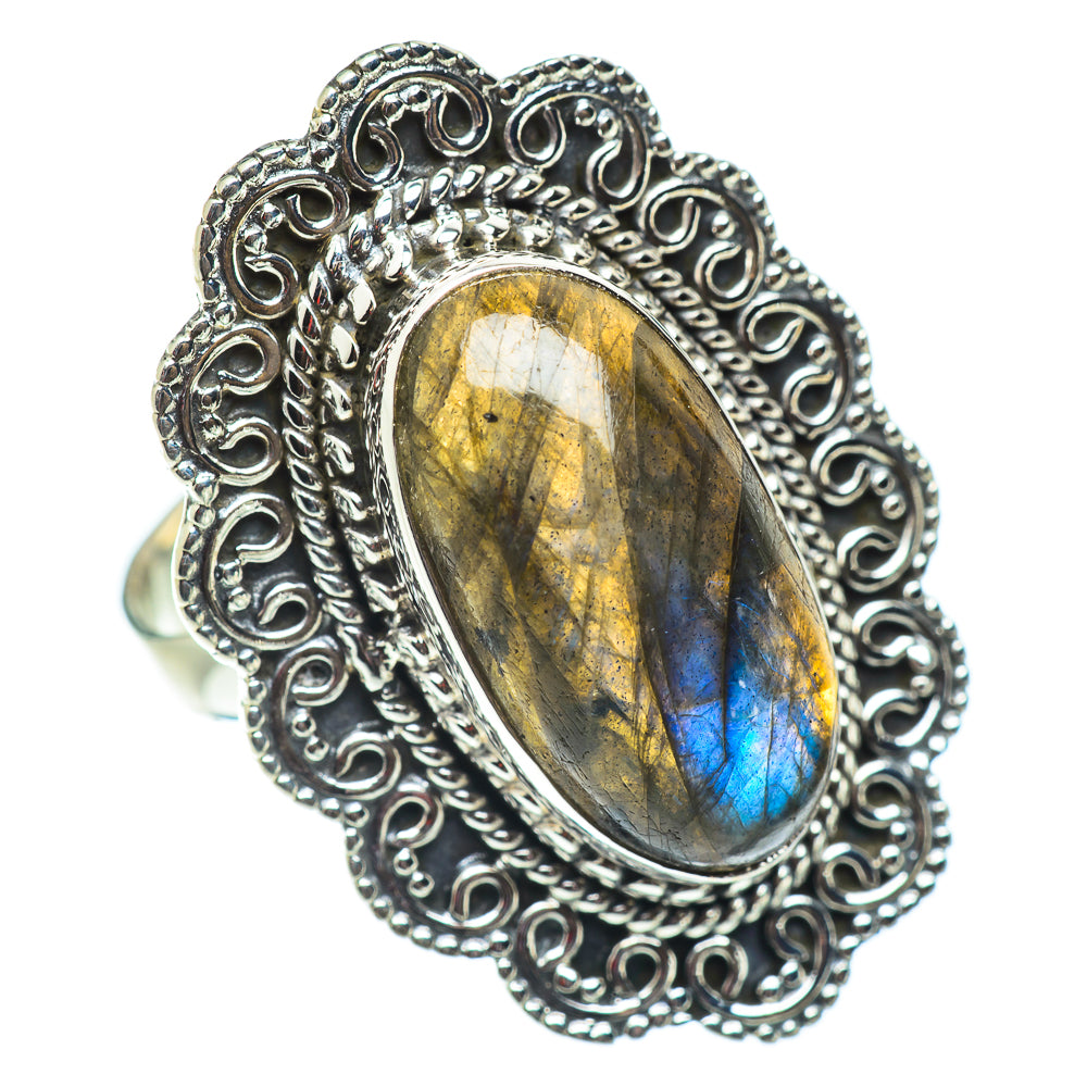 Labradorite Rings handcrafted by Anasilvercos - RING54893