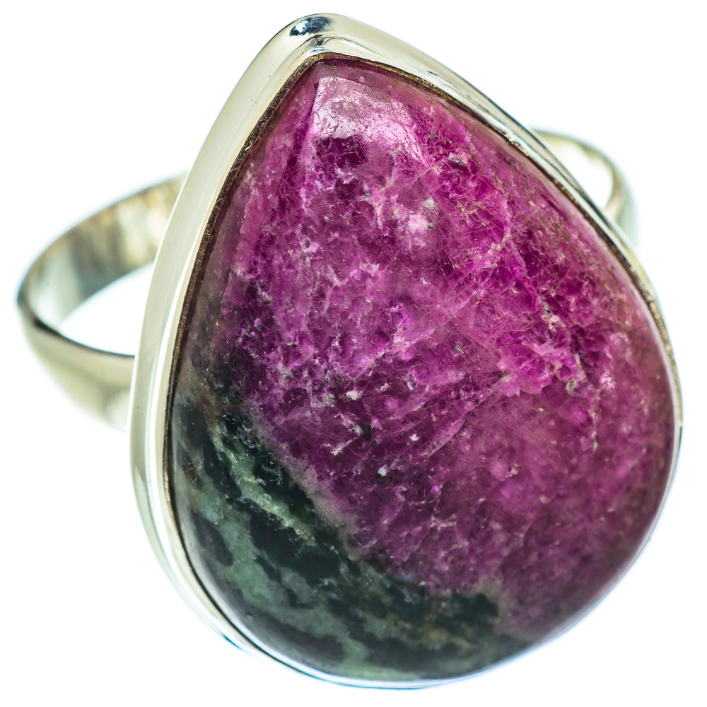 Ruby Zoisite Rings handcrafted by Anasilvercos - RING54916