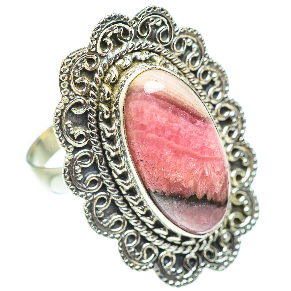 Rhodonite Rings handcrafted by Anasilvercos - RING54968