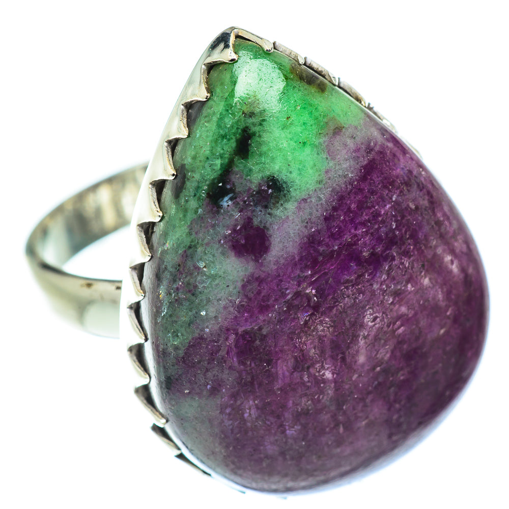Ruby Zoisite Rings handcrafted by Anasilvercos - RING54977