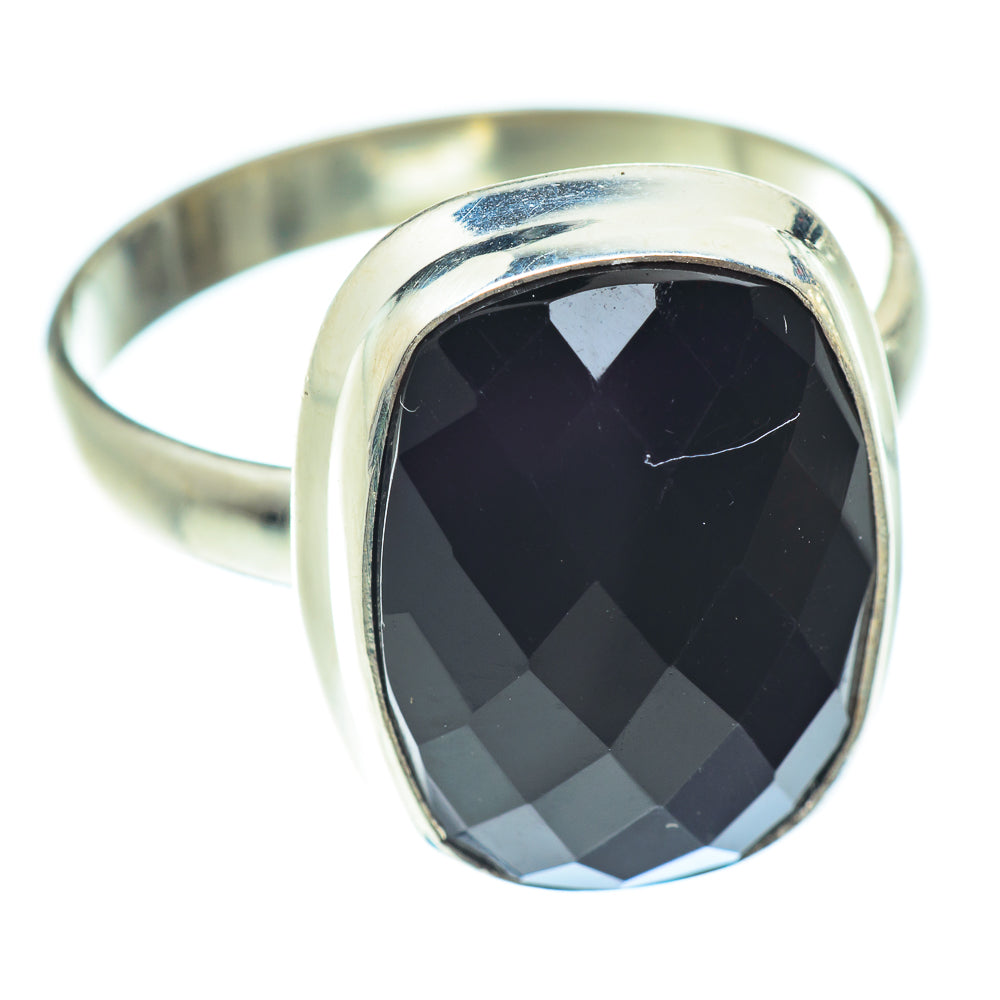 Black Onyx Rings handcrafted by Anasilvercos - RING55011