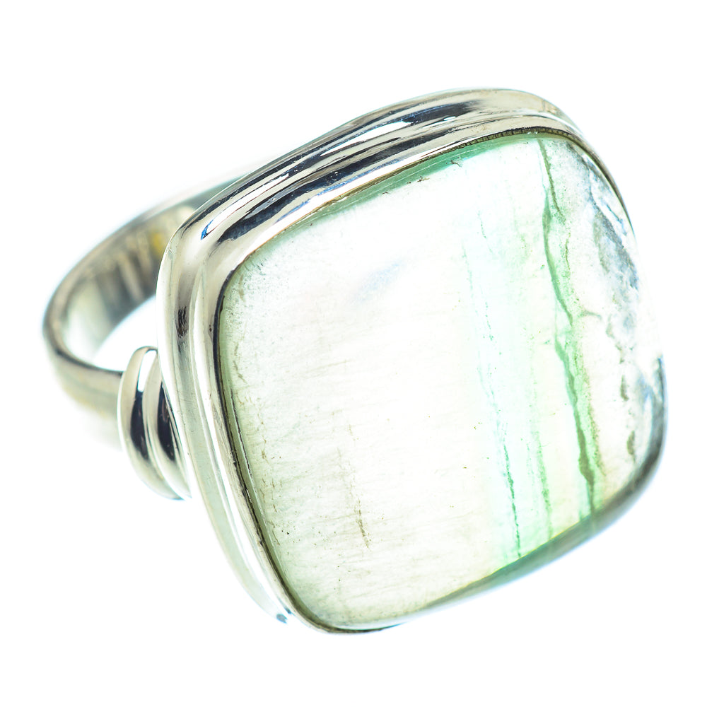 Green Fluorite Rings handcrafted by Anasilvercos - RING55059