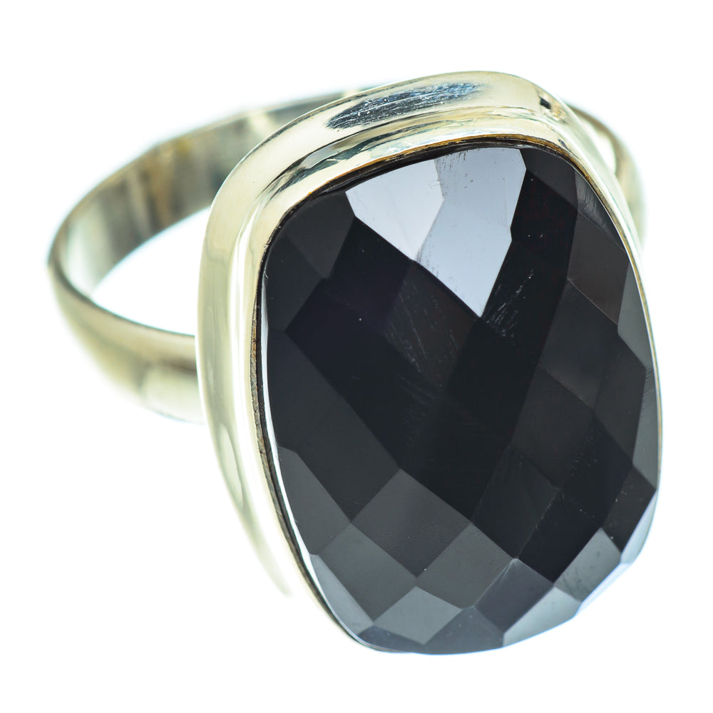Black Onyx Rings handcrafted by Anasilvercos - RING55097