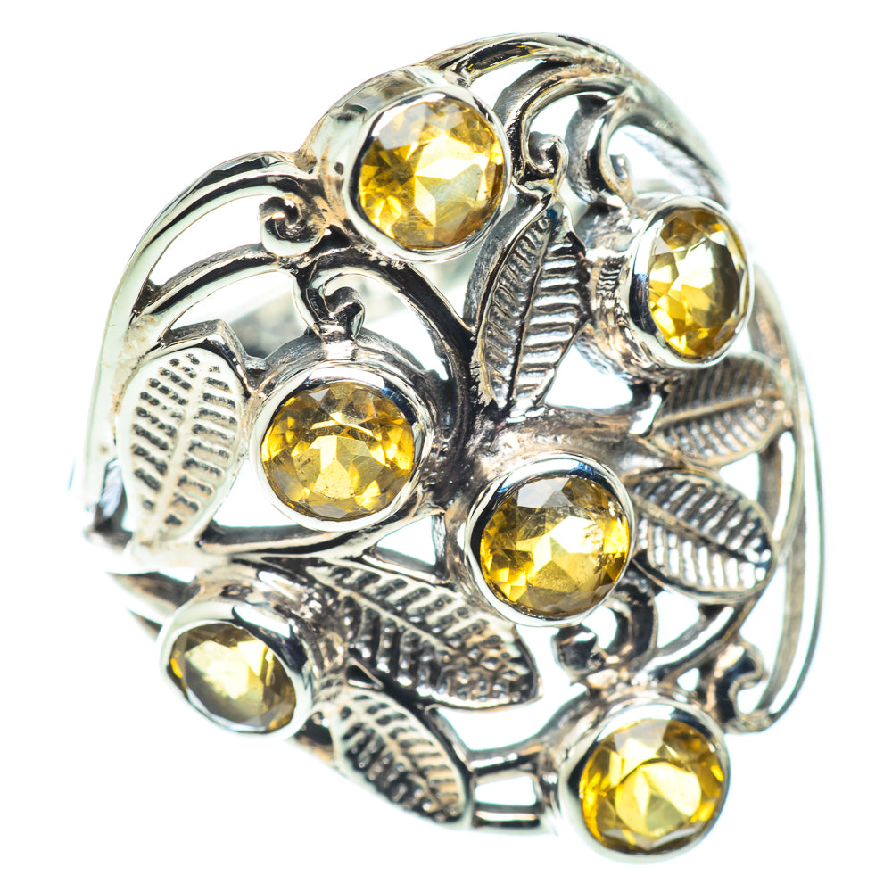 Citrine Rings handcrafted by Anasilvercos - RING55111