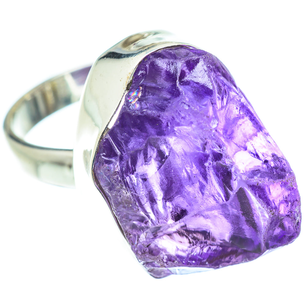 Amethyst Rings handcrafted by Anasilvercos - RING55113