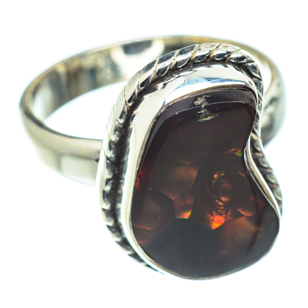 Mexican Fire Agate Rings handcrafted by Anasilvercos - RING55189