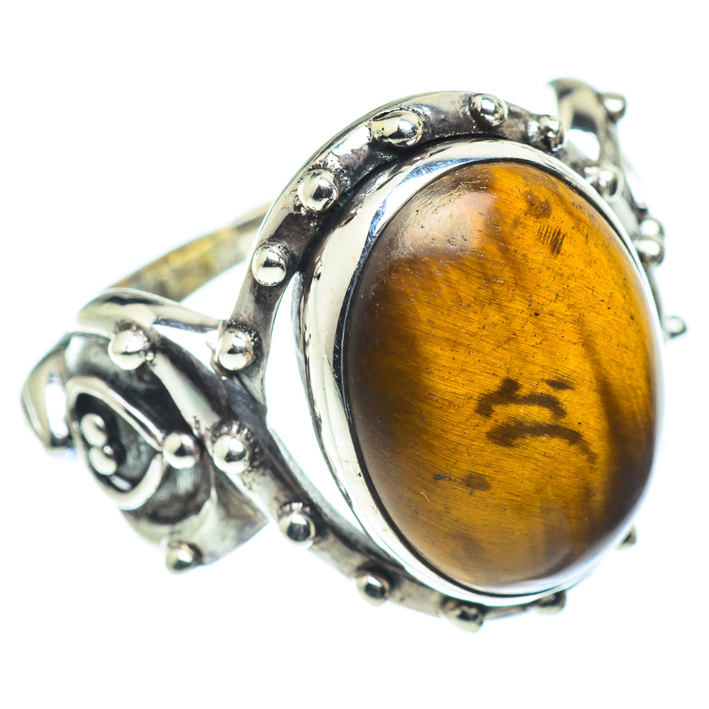 Tiger Eye Rings handcrafted by Anasilvercos - RING55190