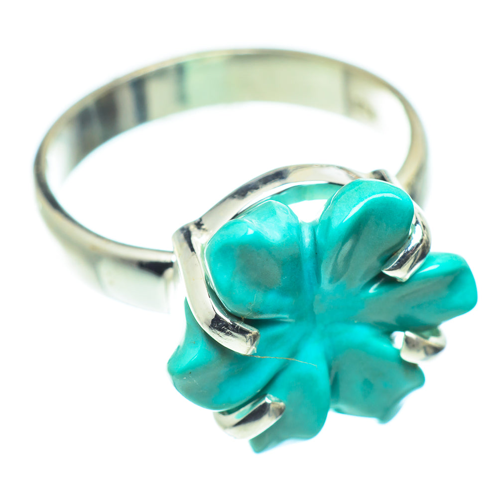 Arizona Turquoise Rings handcrafted by Anasilvercos - RING55192