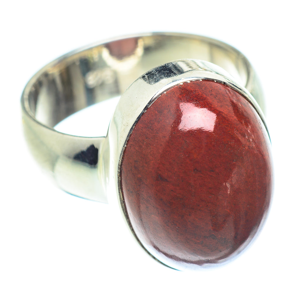 Red Jasper Rings handcrafted by Anasilvercos - RING55194