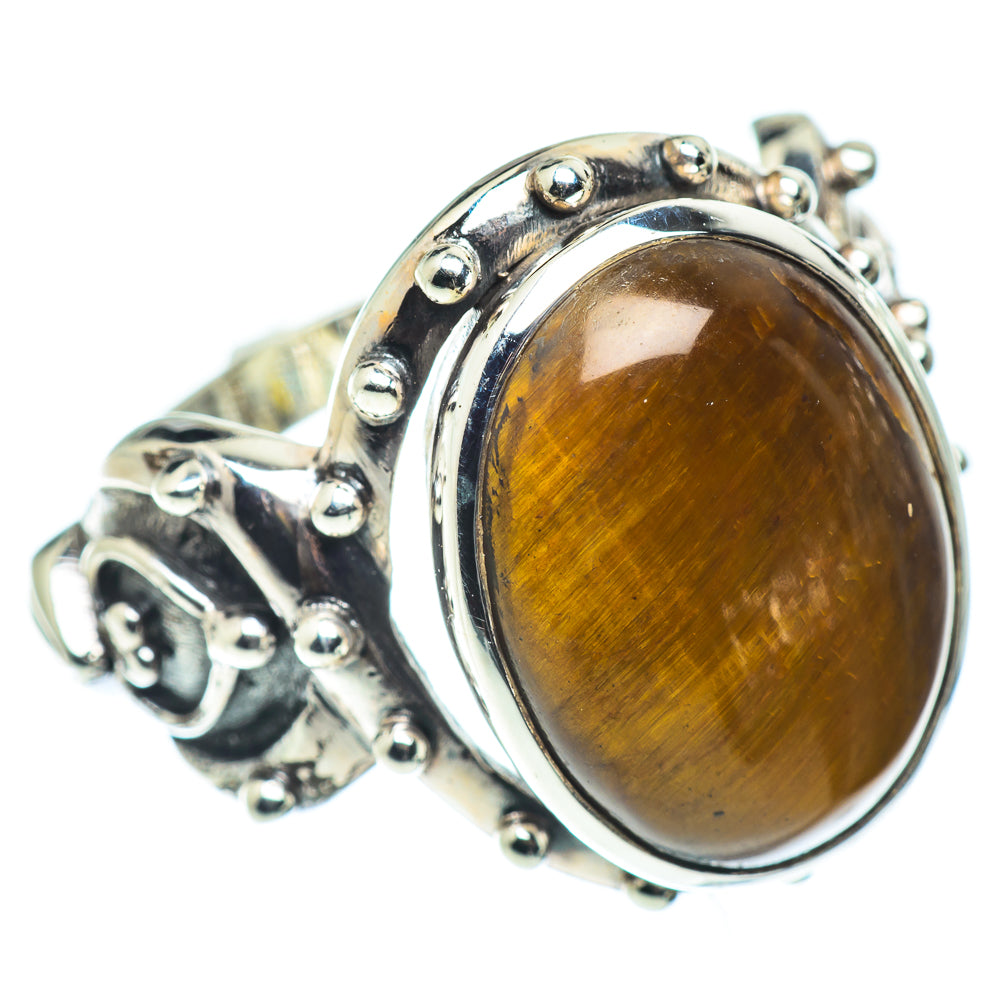 Tiger Eye Rings handcrafted by Anasilvercos - RING55207