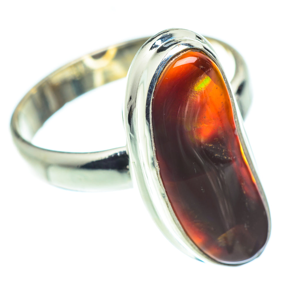 Mexican Fire Agate Rings handcrafted by Anasilvercos - RING55233