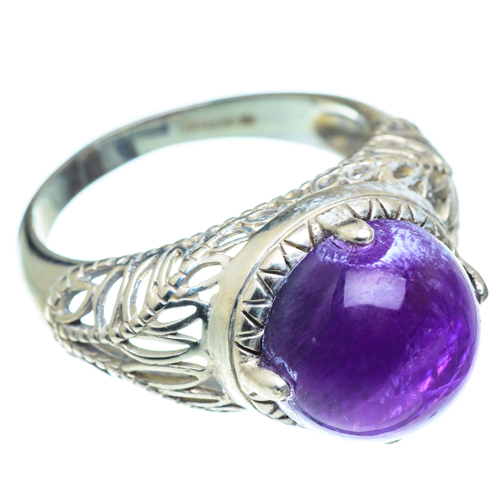 Amethyst Rings handcrafted by Anasilvercos - RING55241