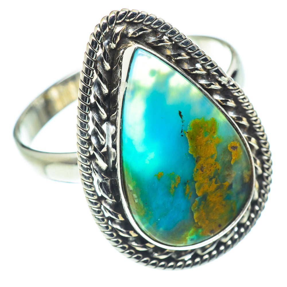 Peruvian Opal Rings handcrafted by Anasilvercos - RING55268